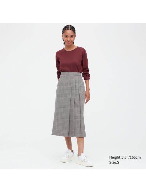 Uniqlo Side Pleated Narrow Skirt (Tall)