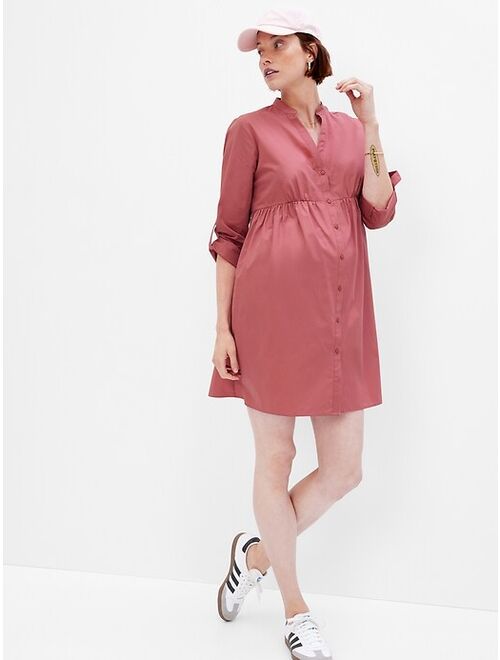 Gap Maternity Button-Down Shirtdress