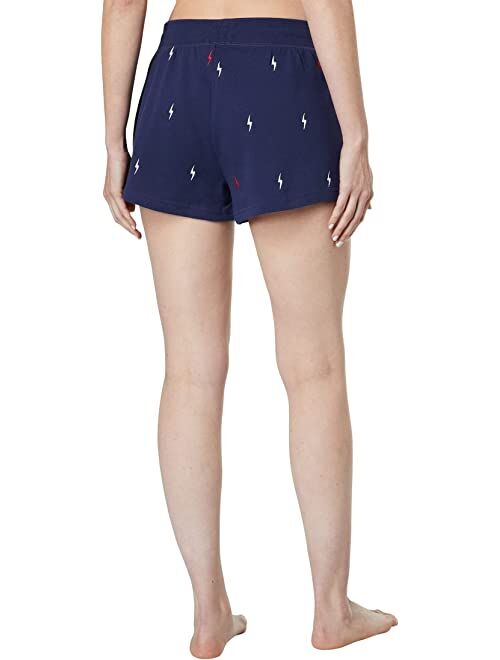 P.J. Salvage Red, White and Blue Bolt Shorts