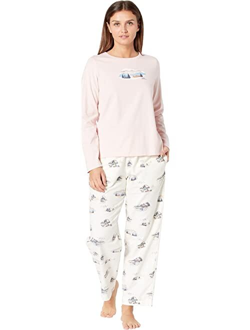 L.L.Bean Petite Camp Pajama Set