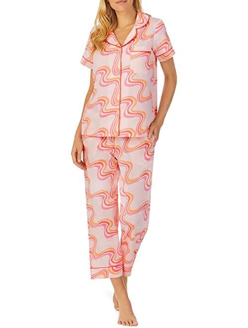 BedHead Pajamas Short Sleeve Cropped PJ Set