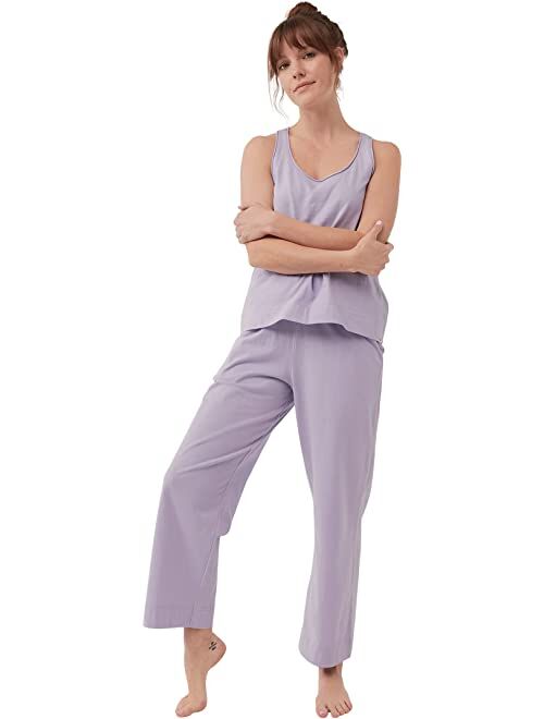 PACT Organic Cotton Tank and Capris Sleep Set