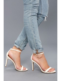 Loveliness Light Nude Ankle Strap Heels