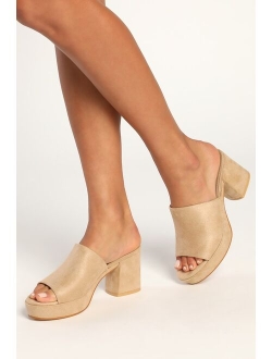 Curtis Brown Platform Mules