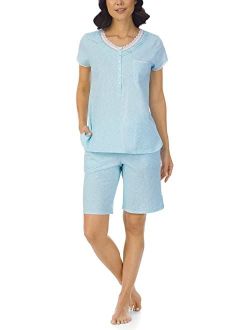 Eileen West Cap Sleeve Bermuda Short Pajama