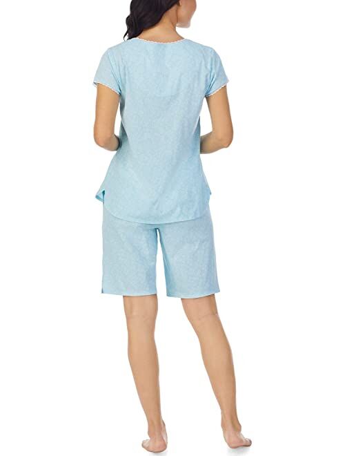 Eileen West Cap Sleeve Bermuda Short Pajama