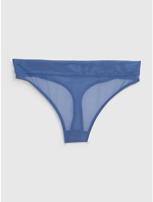 Gap Mesh Thong