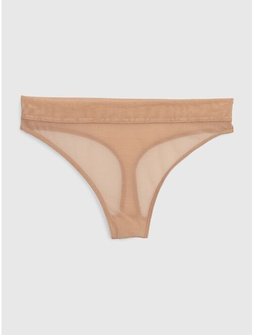 Gap Mesh Thong