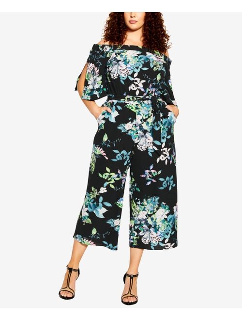 CITY CHIC Trendy Plus Size Kalani Jumpsuit