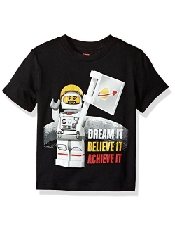 LEGO Boys' Round Neck Short Sleeve Lego Characters Graphic Design T-Shirt, Little Boys & Big Boys Tee