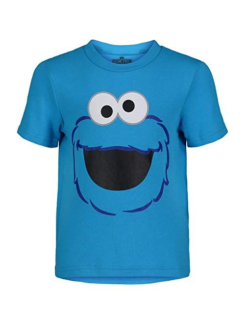 Sesame Street Toddler Boy Girl 4 Pack T-Shirts Elmo Oscar Big Bird Cookie Monster