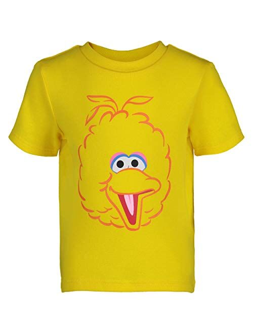 Sesame Street Toddler Boy Girl 4 Pack T-Shirts Elmo Oscar Big Bird Cookie Monster