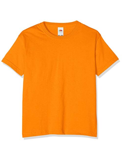 Fruit Of The Loom T-Shirt. Fruit of The Loom Childrens/Kids Little Boys Valueweight Short Sleeve T-Shirt