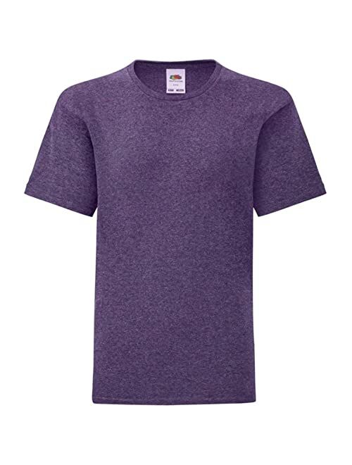 Fruit Of The Loom T-Shirt. Fruit of The Loom Childrens/Kids Little Boys Valueweight Short Sleeve T-Shirt