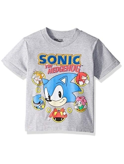 SEGA Boys' Sonic The Hedgehog Short Sleeve Tshirt