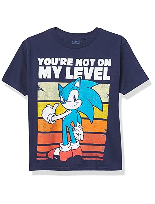 SEGA Boys' Sonic The Hedgehog Short Sleeve Tshirt