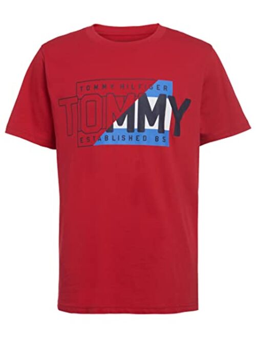 Tommy Hilfiger Boys' Short Sleeve Crew Neck Graphic T-Shirt