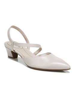 Minimalist Slingback Pumps