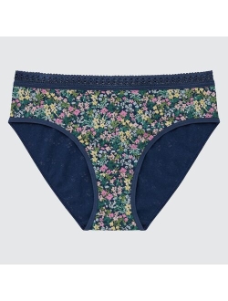 Mini-Flower Print Mid-Rise Briefs