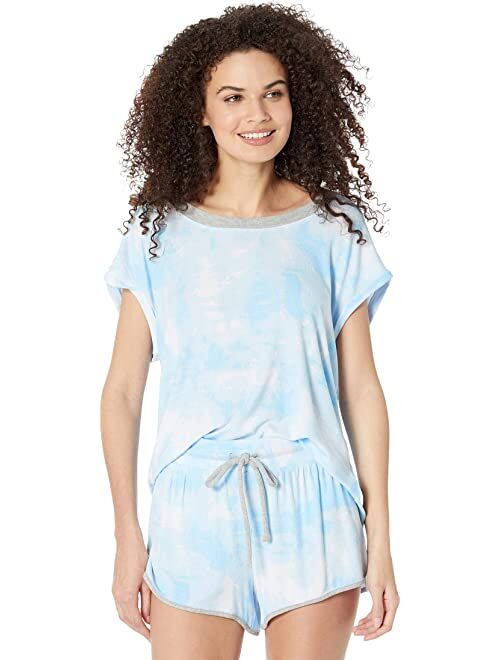 Splendid Washed Tie-Dye Short PJ Set