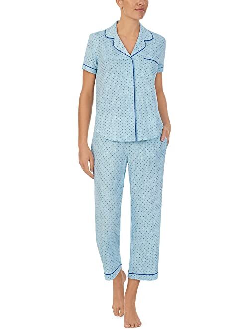 kate spade new york Fashion Short Sleeve Cropped PJ Set