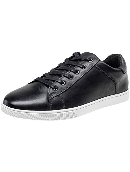 Buy Jousen Men's Leather Sneakers Fashion Dress Sneaker Business Casual ...