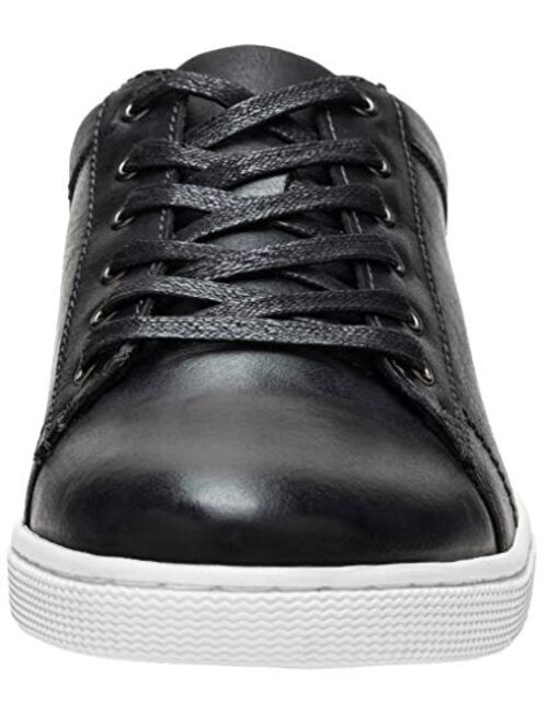 Jousen Men's Leather Sneakers Fashion Dress Sneaker Business Casual Shoes for Men