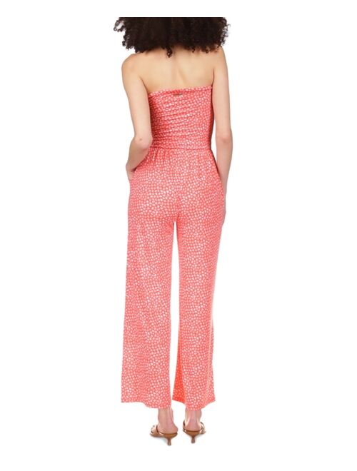 MICHAEL MICHAEL KORS Women's Smocked Strapless Jumpsuit