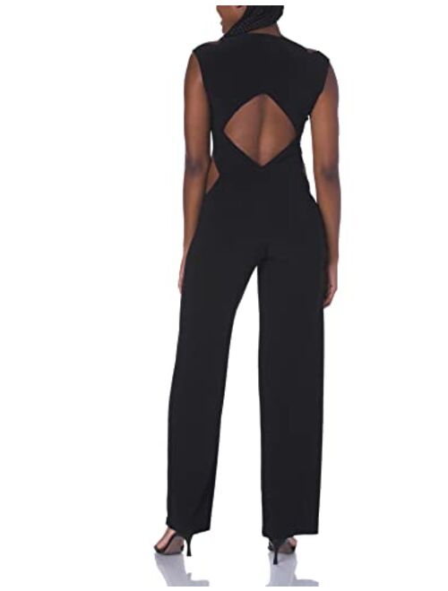 Norma Kamali Women's Sleeveless Cut Out Jumpsuit