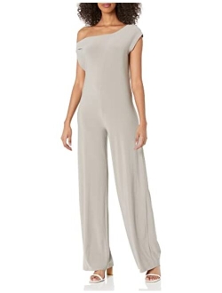 womens Drop Shoulder Jumpsuit