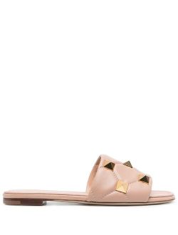 Garavani Rockstud quilted flat sandals