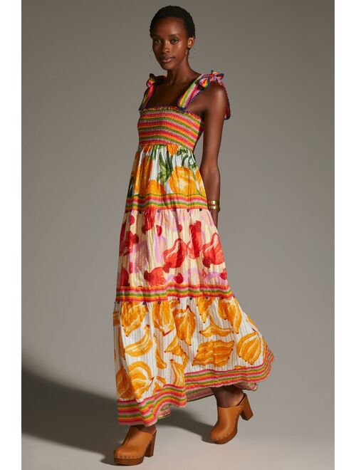 Buy Farm Rio Printed Tiered Maxi Dress Online | Topofstyle