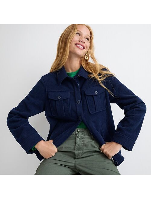 J.Crew Shirt-jacket in stretch wool