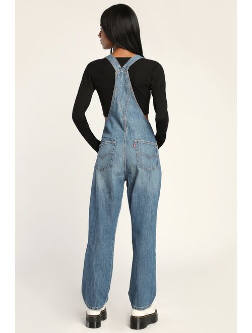 Levi's Vintage Denim Medium Wash Overalls