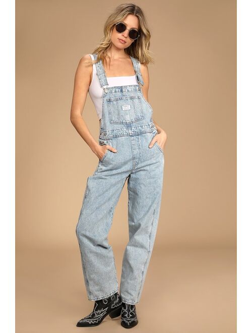 Levi's Vintage Denim Medium Wash Overalls