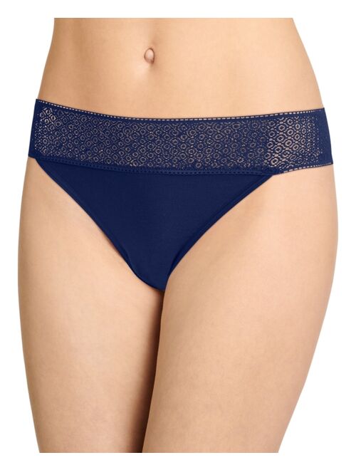 JOCKEY Women's Soft Touch Lace Thong Underwear