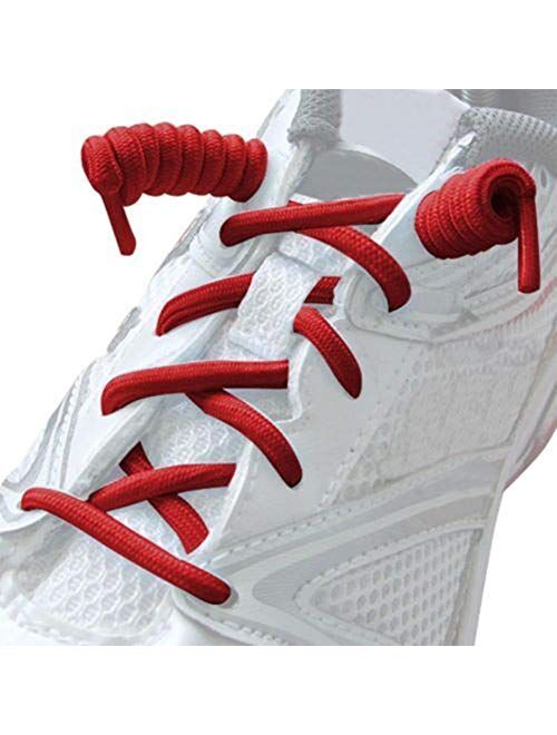 Pveath 10 Pairs Curly No Tie Shoelaces Anti-fall Elastic Spring Shoe Laces No Tie Trainer Kids Shoe Laces Colours for Childs and Adults Suitable in Sports Flat Shoelace 1