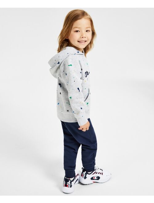 Champion Toddler & Little Boys Paint Splatter Hoodie & Jogger Set