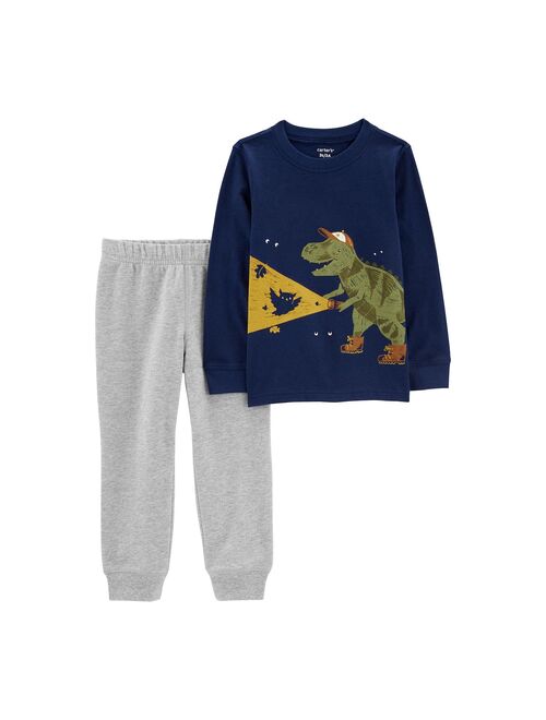 Toddler Boys Carter's Dinosaur Graphic Tee & Jogger Set