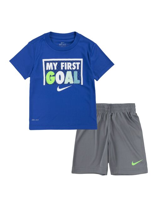 Toddler Boys Nike Dri-FIT Sports Graphic Tee & Shorts Set