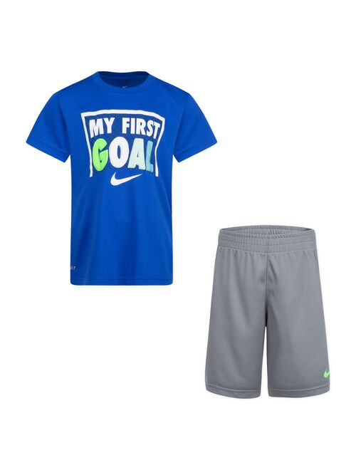 Boys 4-7 Nike Sports Graphic Tee & Shorts Set