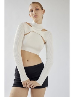 UO Ruby Cutout Turtleneck Sweater