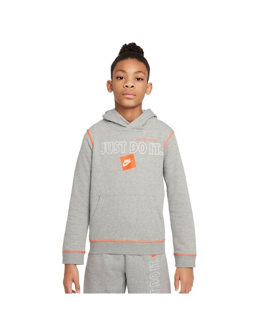 Boys 8-20 Nike Club Fleece Just Do It Pullover Hoodie