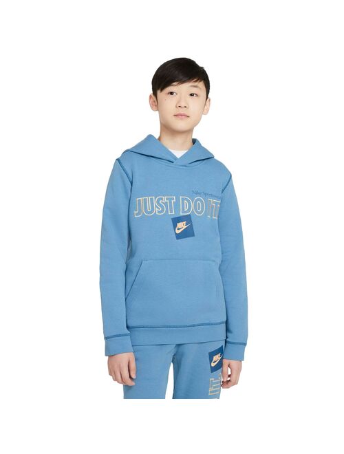 Boys 8-20 Nike Club Fleece Just Do It Pullover Hoodie