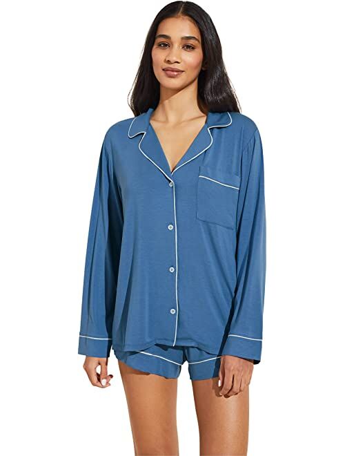 eberjey Gisele - Long Sleeve Short PJ Set