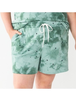 Plus Size Sonoma Goods For Life Drawstring Fleece Shorts