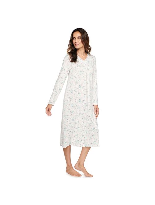 Petite Croft & Barrow Long Sleeve Nightgown