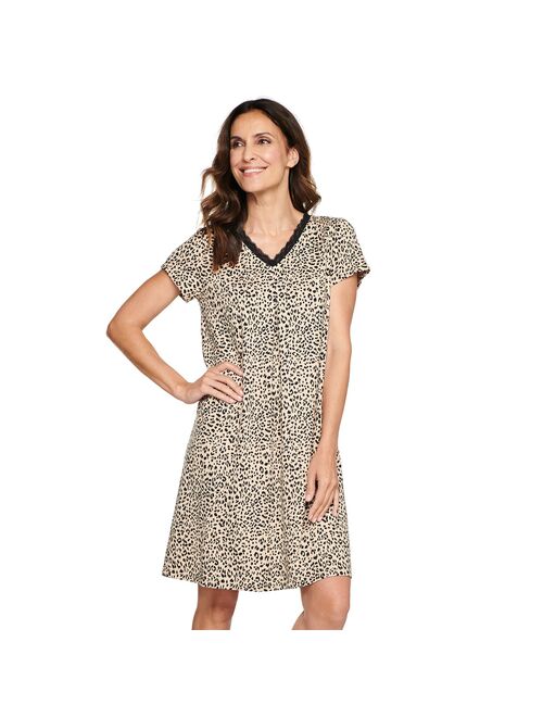 Women's Croft & Barrow Short Sleeve Nightgown