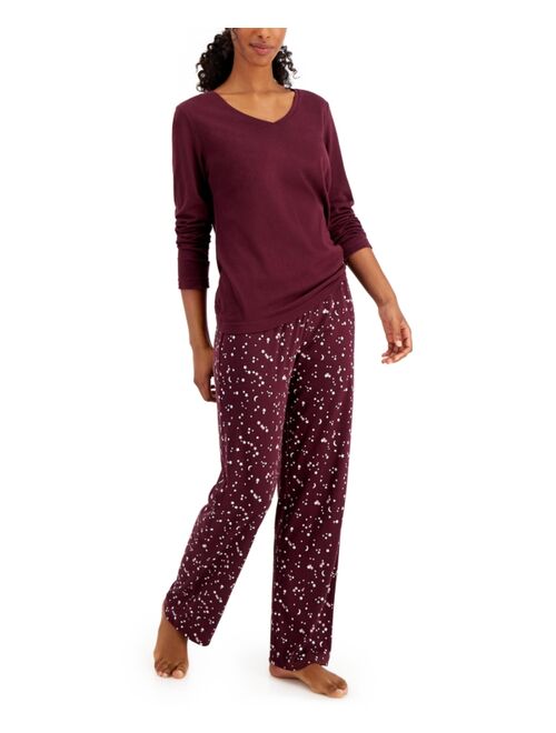 CHARTER CLUB Cotton Pajama Set, Created for Macy's