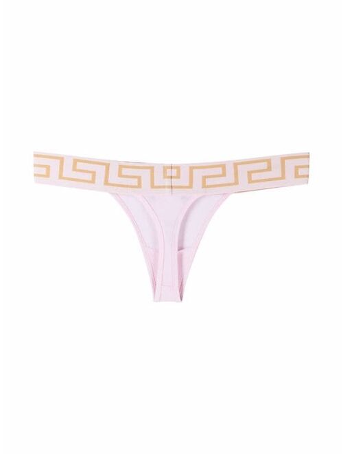 Versace Greca waistband thong